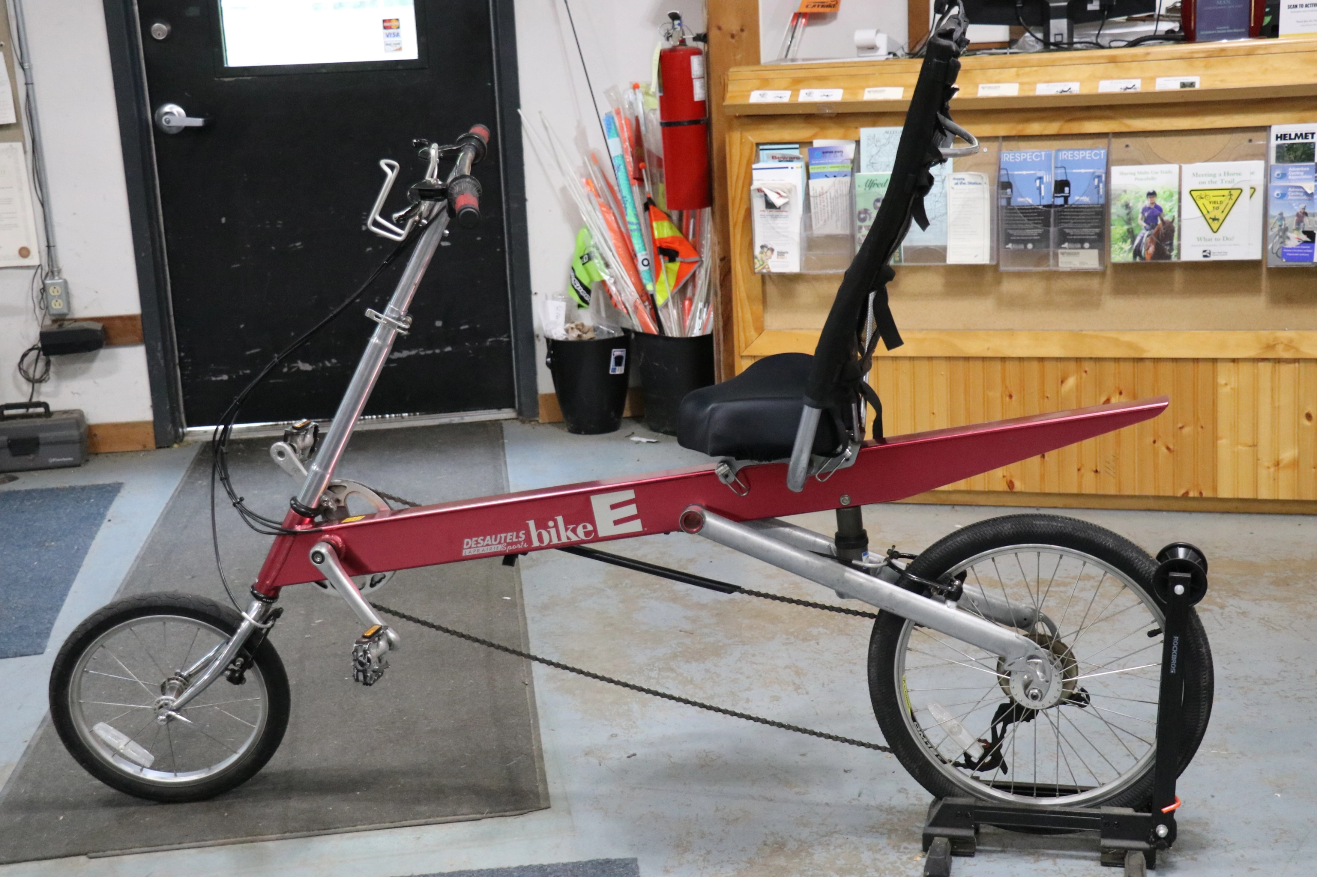 BikeE Rear Suspension Red Used