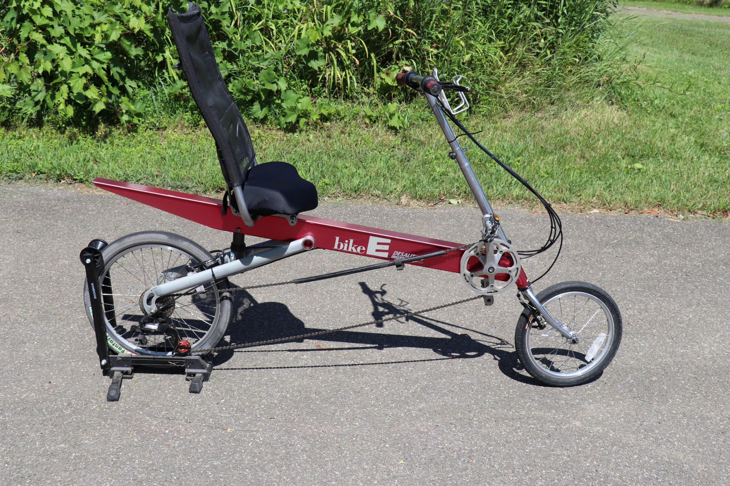 BikeE Rear Suspension Red Used