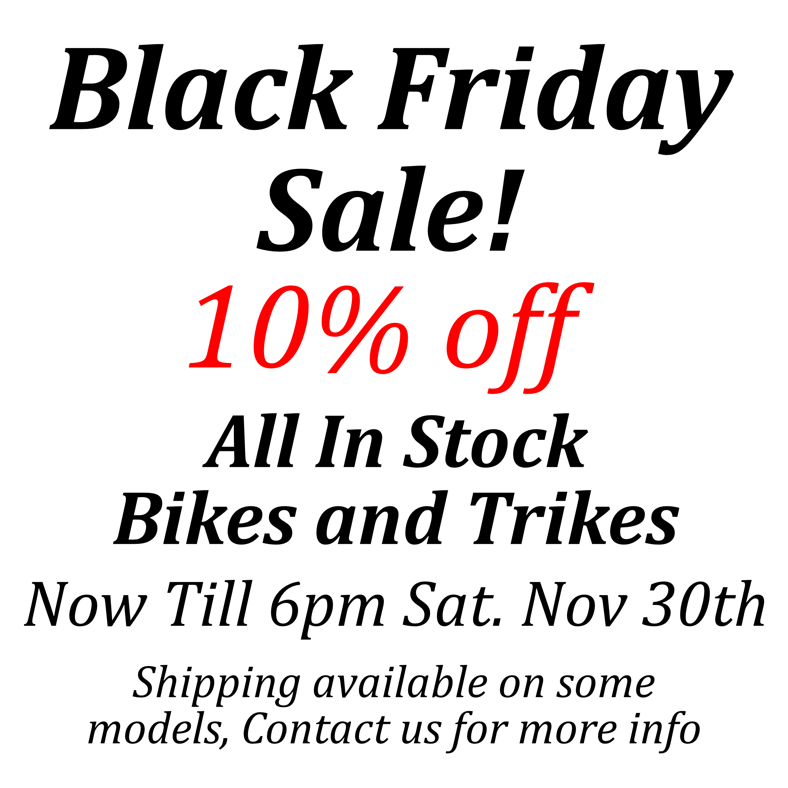 Black Friday Sale