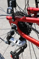 Performer-red-used-9 rear derail