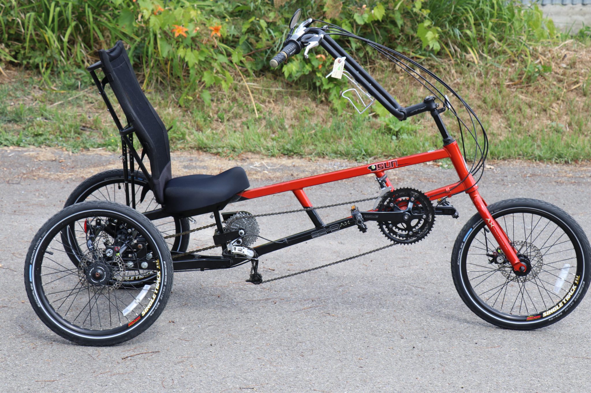Sun EZ3 USX Recumbent Trike Bicycle Man