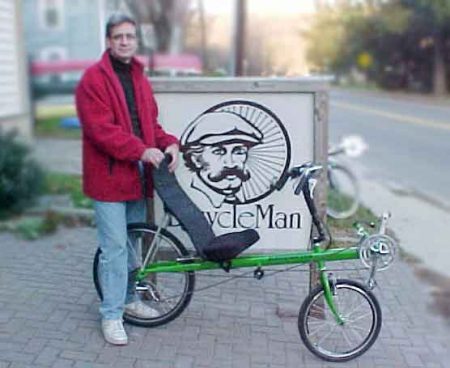 Bacchetta Giro in front of the old Shop