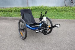 Catrike Pocket Blue Used - front angle view