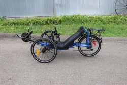 Catrike Pocket Blue Used - side view