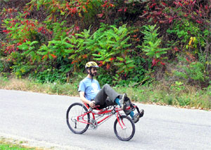 Longbikes Eliminator on the back road