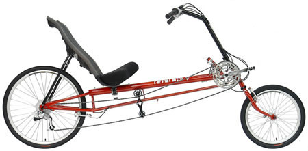 2 wheel recumbent bike